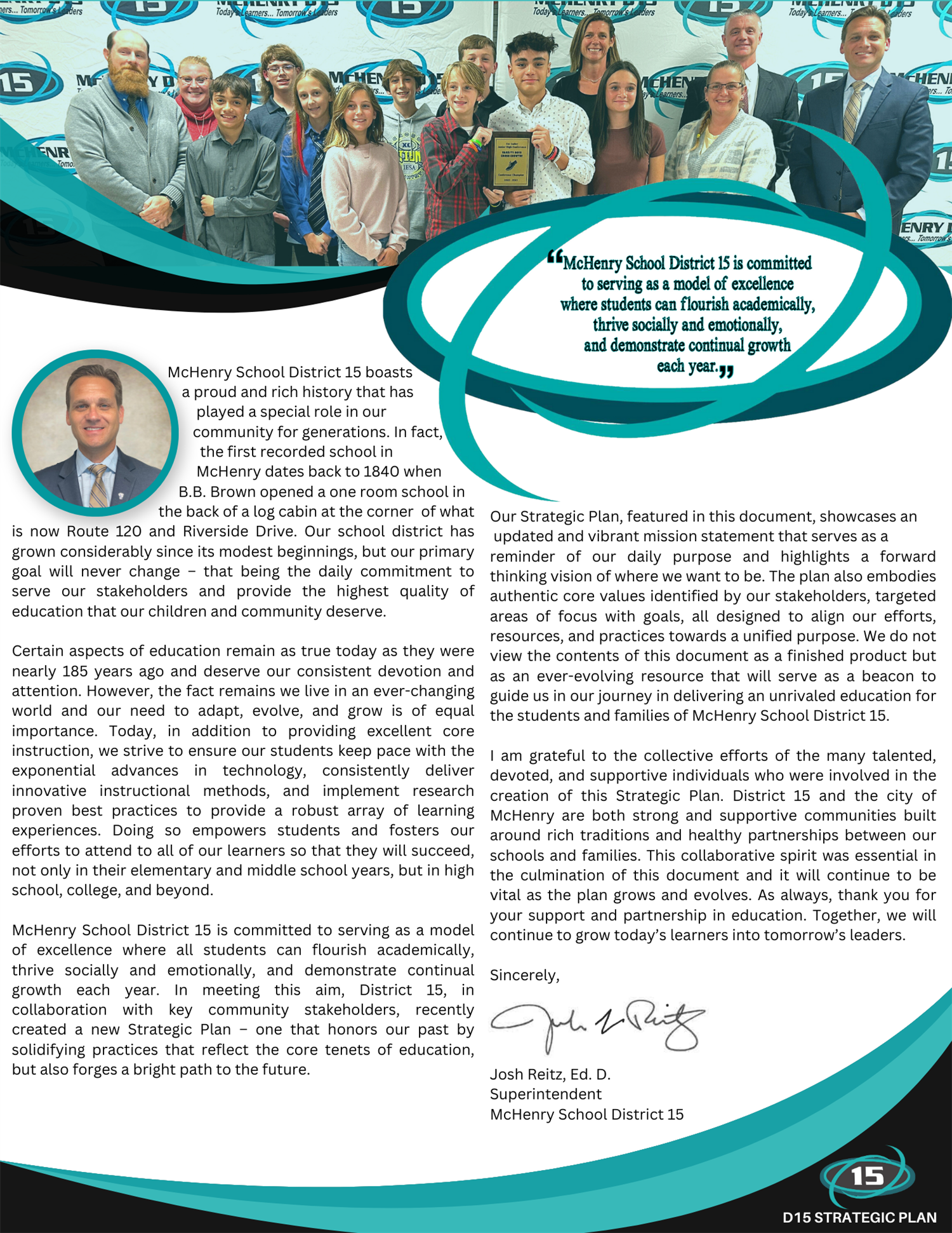 Superintendent's Message